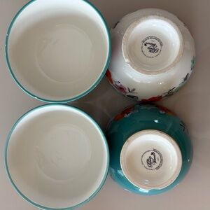 The Pioneer Woman Floral Dinnerware Set - Teal and White